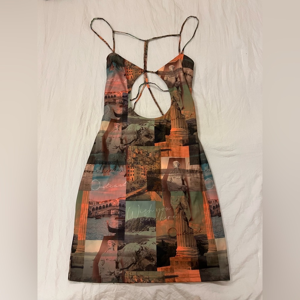 Outcast mini dress-what goes around